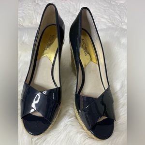 Michael Kors jute Platform Patent Leather 9